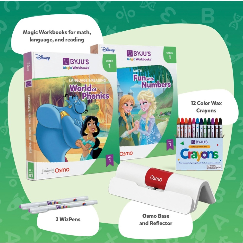 BYJUS Learning Kit: Disney, Grade 1, Introductory Edition, 1st Grade